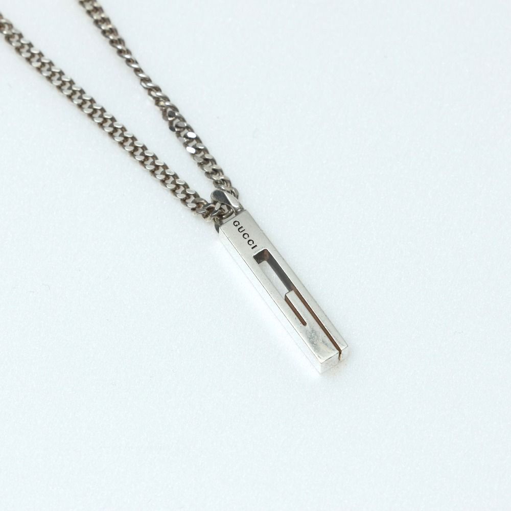 Gucci Vintage Necklace Cutout 925 Sterling Silver — view 3