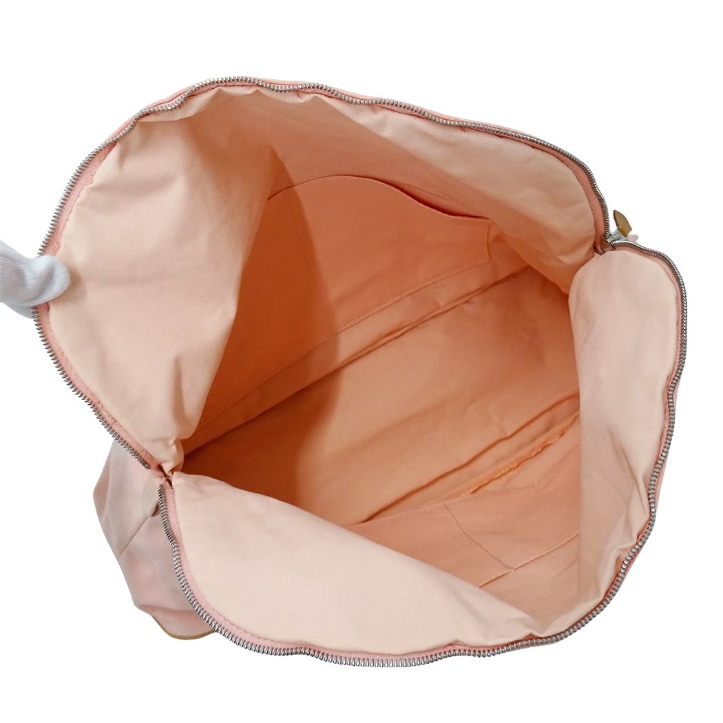 Hermes Pouch Bolide 31 Canvas Rose Pale Pink Kiki — view 5