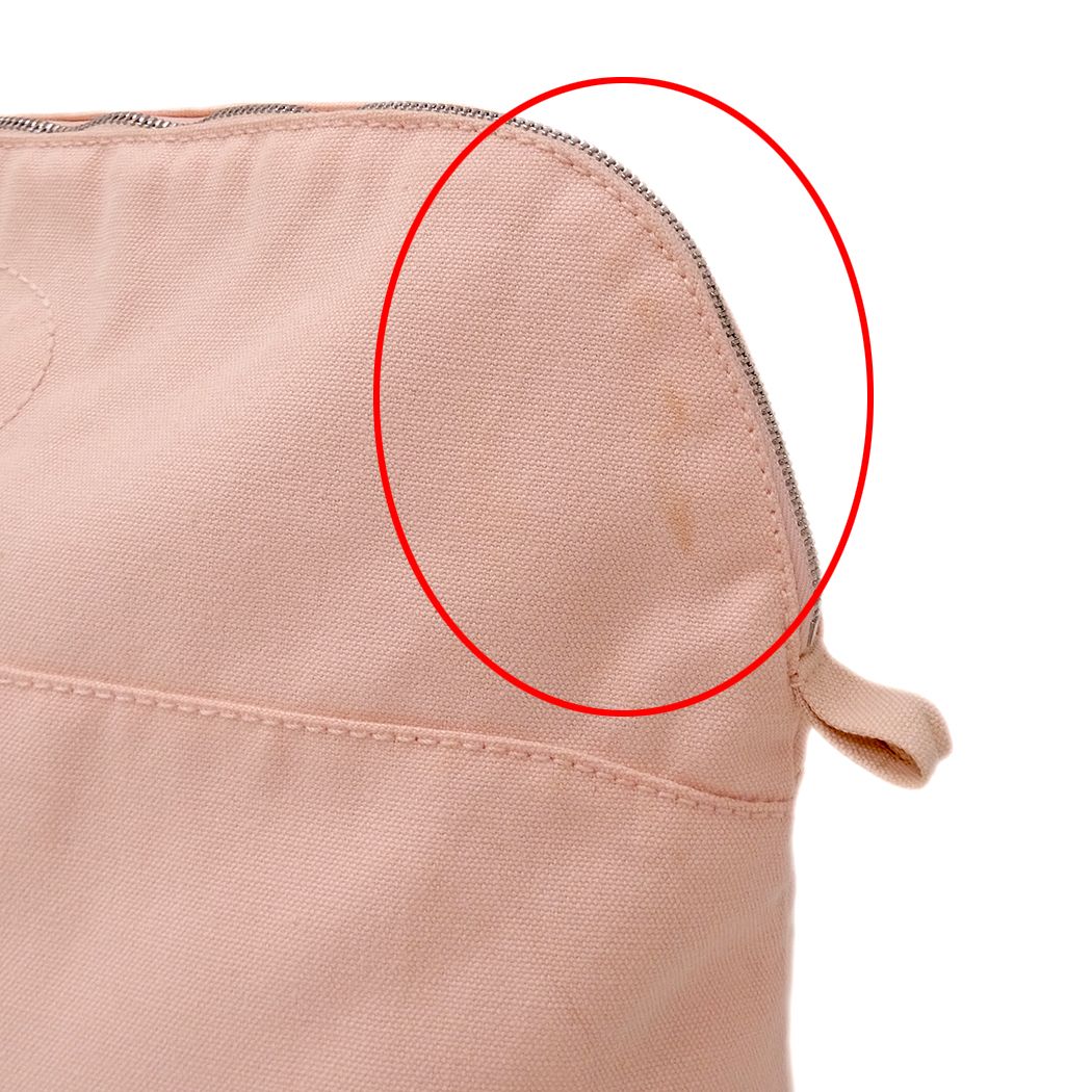 Hermes Pouch Bolide 31 Canvas Rose Pale Pink Kiki — view 8