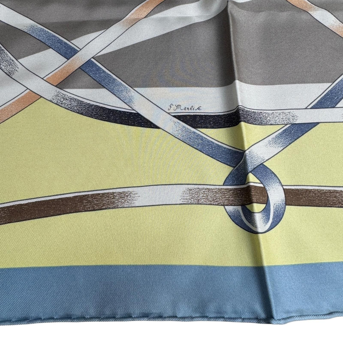 Hermes Scarf Carre 90 Figure Artistique Silk — view 4