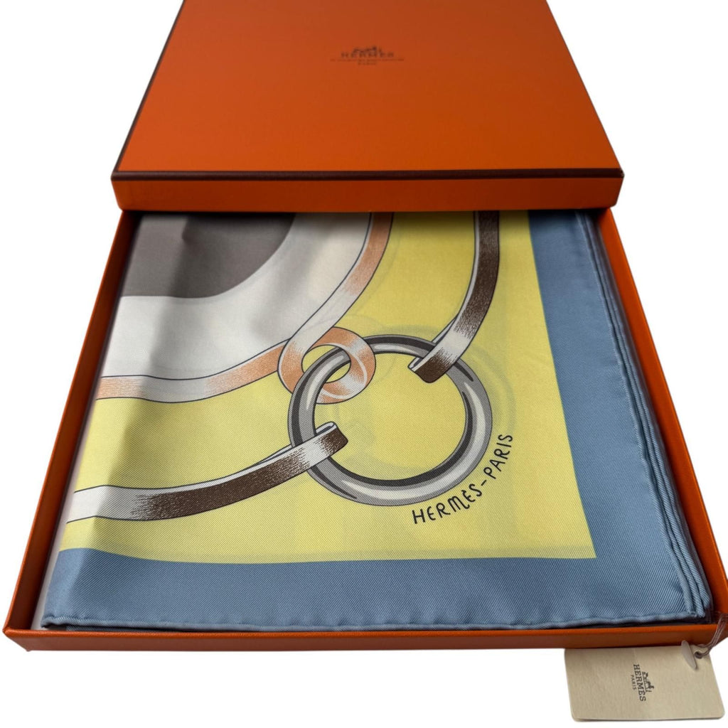 Hermes Scarf Carre 90 Figure Artistique Silk — view 8
