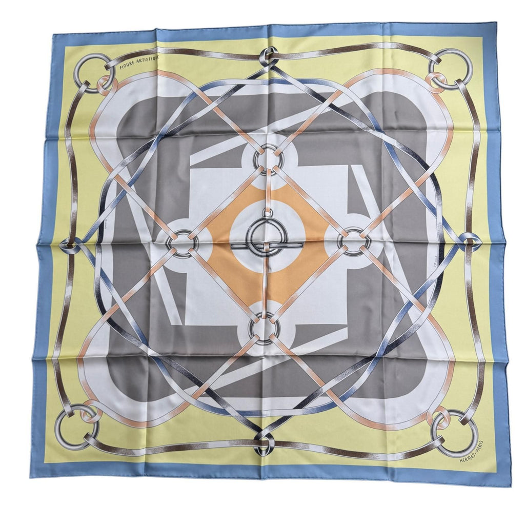 Hermes Scarf Carre 90 Figure Artistique Silk
