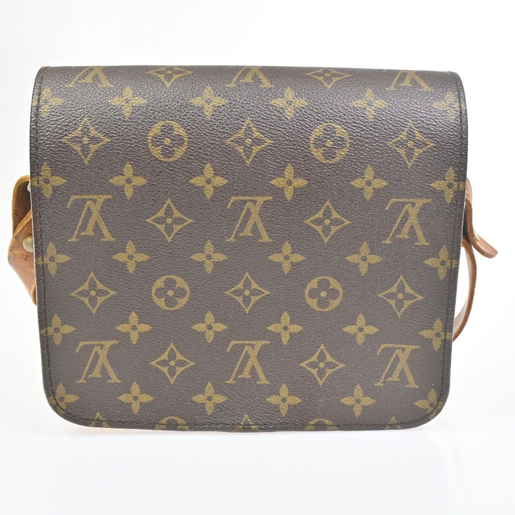 Louis Vuitton Cartouchiere MM Shoulder Bag Monogram Leather — view 3