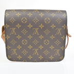 Louis Vuitton Cartouchiere MM Shoulder Bag Monogram Leather — view 3