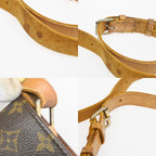 Louis Vuitton Cartouchiere MM Shoulder Bag Monogram Leather — view 8