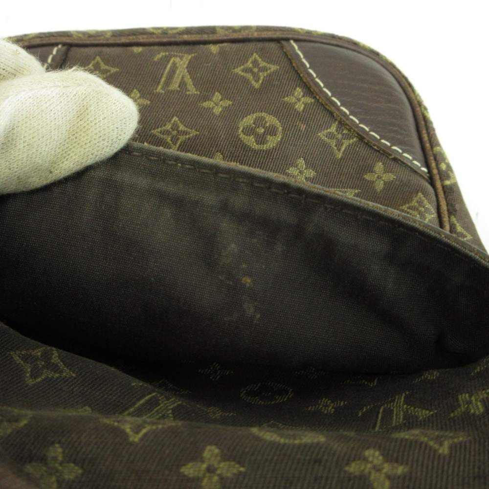 Louis Vuitton Monogram Mini Orchid Danube Shoulder Bag Pochette Canvas Leather — view 7