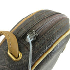 Dior Vintage Shoulder Bag Leather Honeycomb Pattern All Over Logo Plate Black — view 8