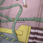 Hermes Carre 90 Ronds de Marche Ring Procession Scarf — view 6