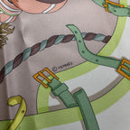 Hermes Carre 90 Ronds de Marche Ring Procession Scarf — view 7