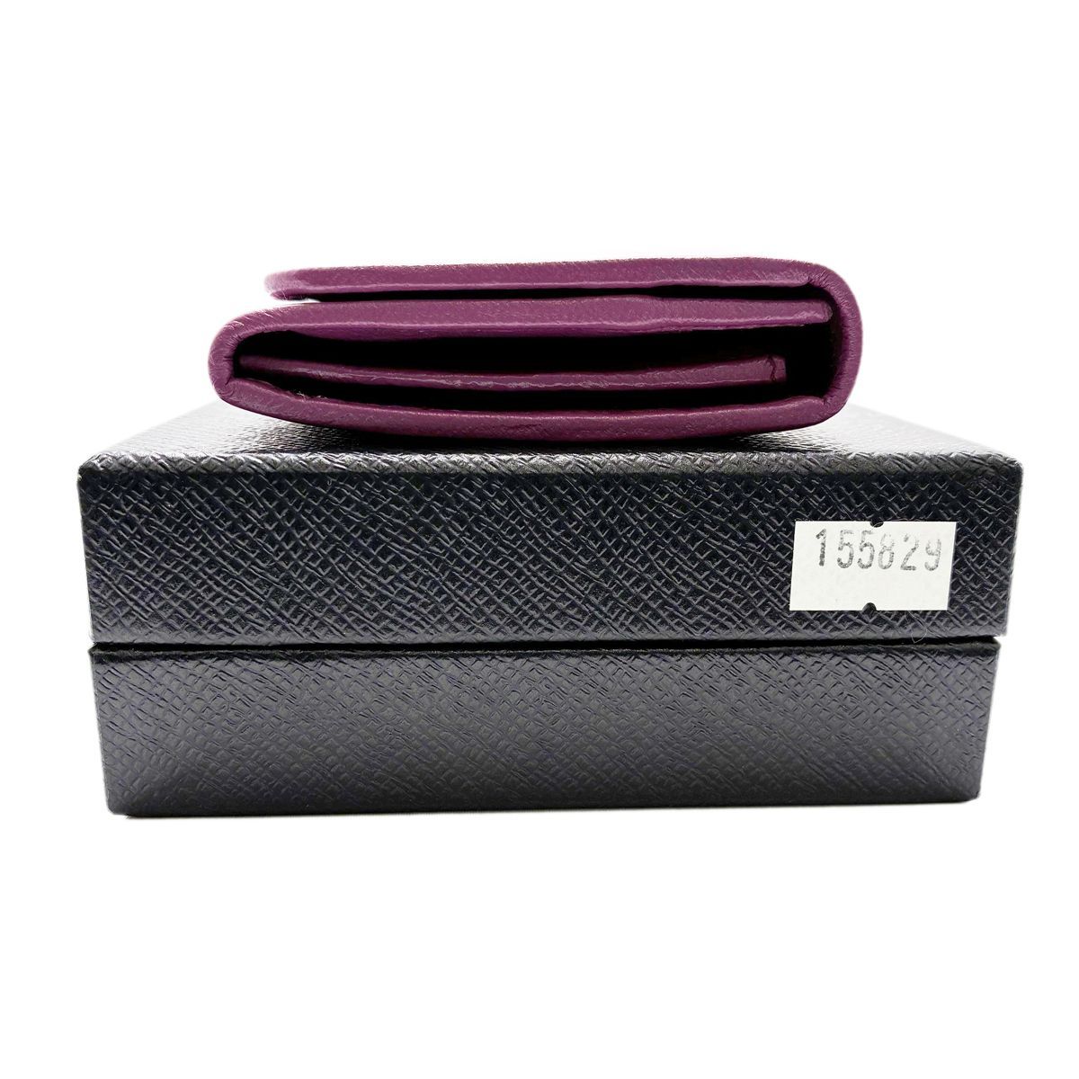 Prada Wallet Bifold Tessuto Triangle Logo Hortensia Pink Purple — view 3