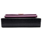 Prada Wallet Bifold Tessuto Triangle Logo Hortensia Pink Purple — view 6