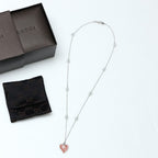 Gucci Necklace Interlocking Heart Motif 925 Sterling Silver — view 2