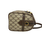 Gucci Vintage Sherry Line GG Pattern Logo Leather 2-Way Shoulder Bag — view 6