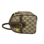 Gucci Vintage Sherry Line GG Pattern Logo Leather 2-Way Shoulder Bag — view 5