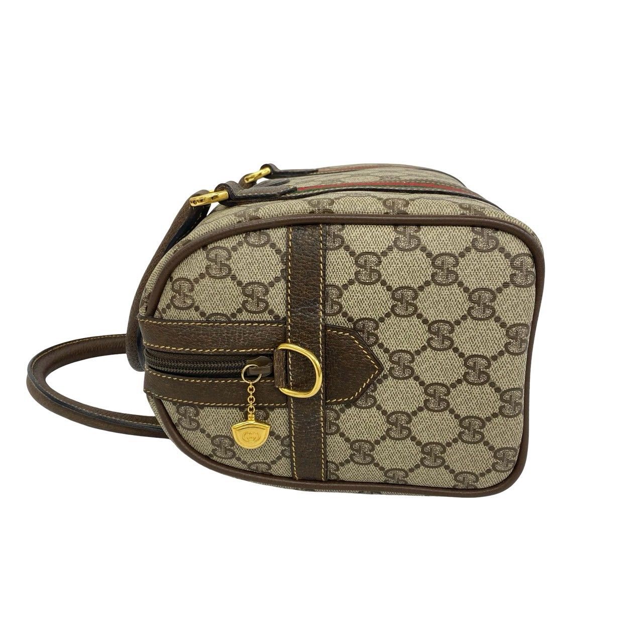 Gucci Vintage Sherry Line GG Pattern Logo Leather 2-Way Shoulder Bag — view 5