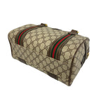 Gucci Vintage Sherry Line GG Pattern Logo Leather 2-Way Shoulder Bag — view 8
