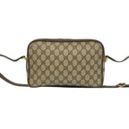 Gucci Vintage GG Logo Pattern Leather Shoulder Bag Pochette Brown — view 3