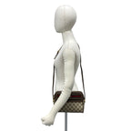 Gucci Vintage Sherry Line GG Pattern Logo Leather Shoulder Bag Crossbody Brown — view 2