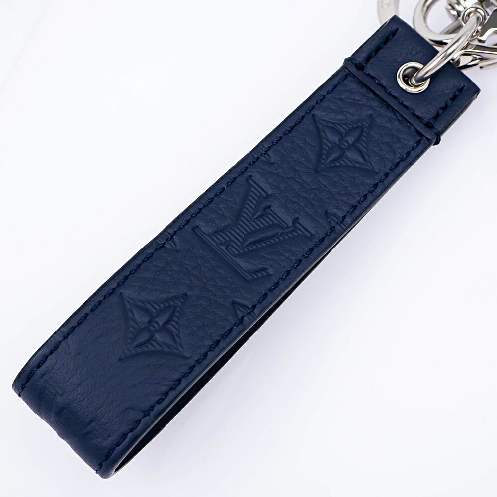 Louis Vuitton Key Holder LV Shadow Dragonne Key Ring Charm — view 8