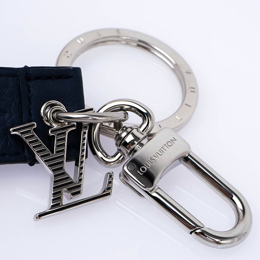 Louis Vuitton Key Holder LV Shadow Dragonne Key Ring Charm — view 4