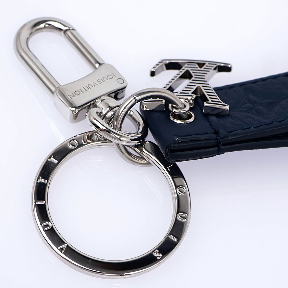 Louis Vuitton Key Holder LV Shadow Dragonne Key Ring Charm — view 5