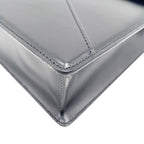 Loewe Clutch Anagram Diplomatico 361.75.001 Black Calf Leather Wristlet Silver — view 6