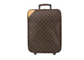 Louis Vuitton Travel Bag Pegase 45 Brown Monogram Unise 2 Wheels Gold