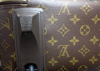 Louis Vuitton Travel Bag Pegase 45 Brown Monogram Unise 2 Wheels Gold — view 6