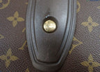Louis Vuitton Travel Bag Pegase 45 Brown Monogram Unise 2 Wheels Gold — view 7