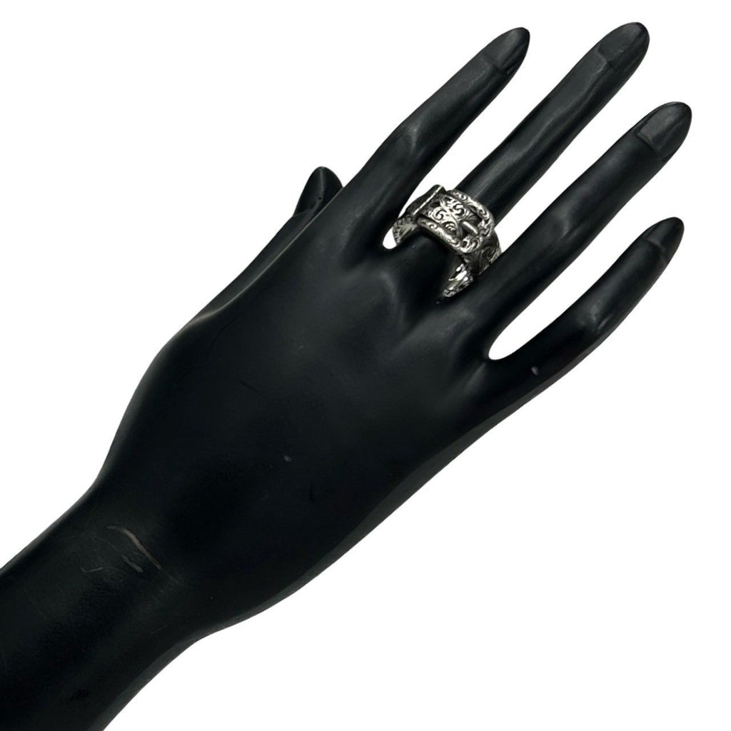Gucci Garden Arabesque Ring 925 Sterling Silver Accessory — view 2