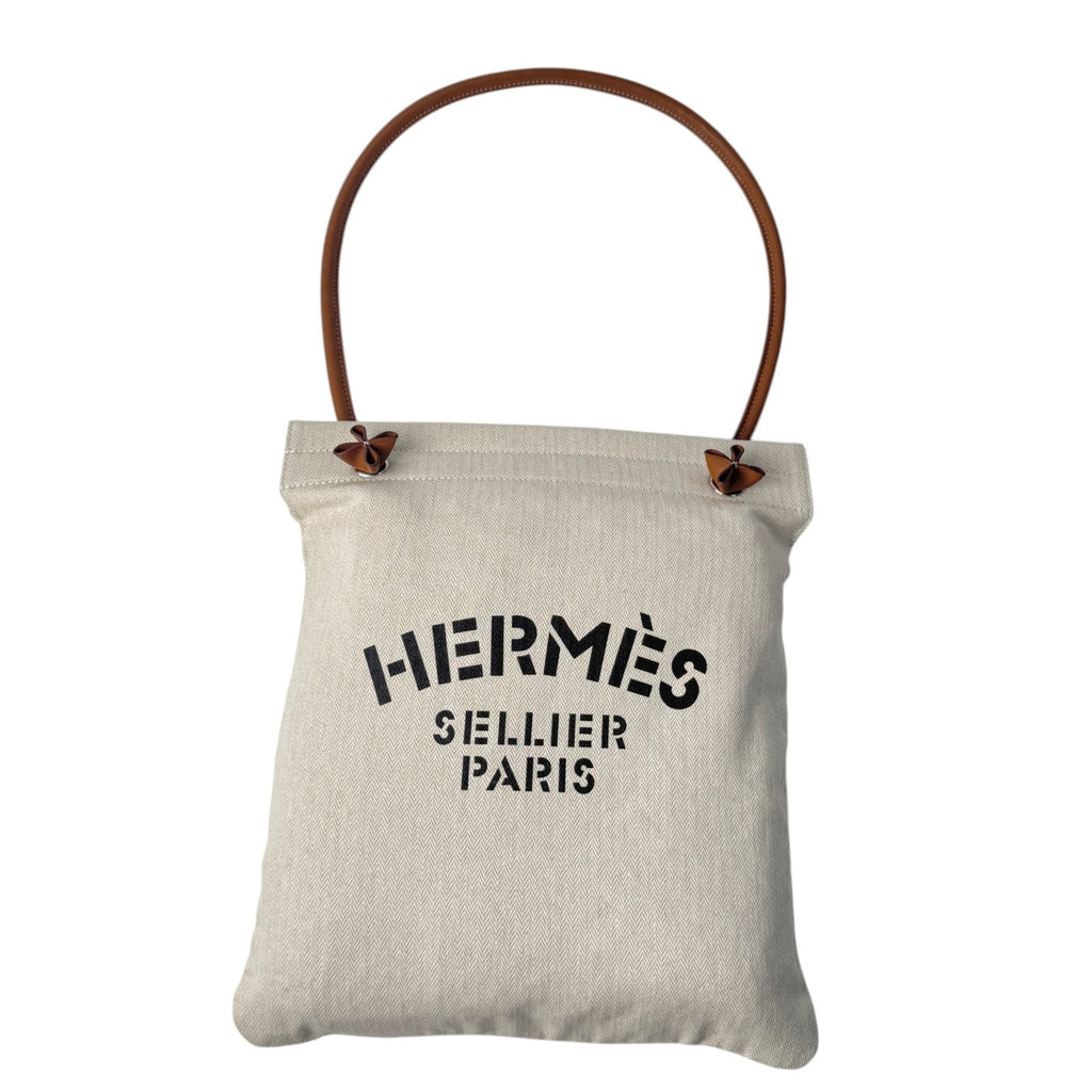 Hermes Sac Aline MM Shoulder Bag Silver — view 2