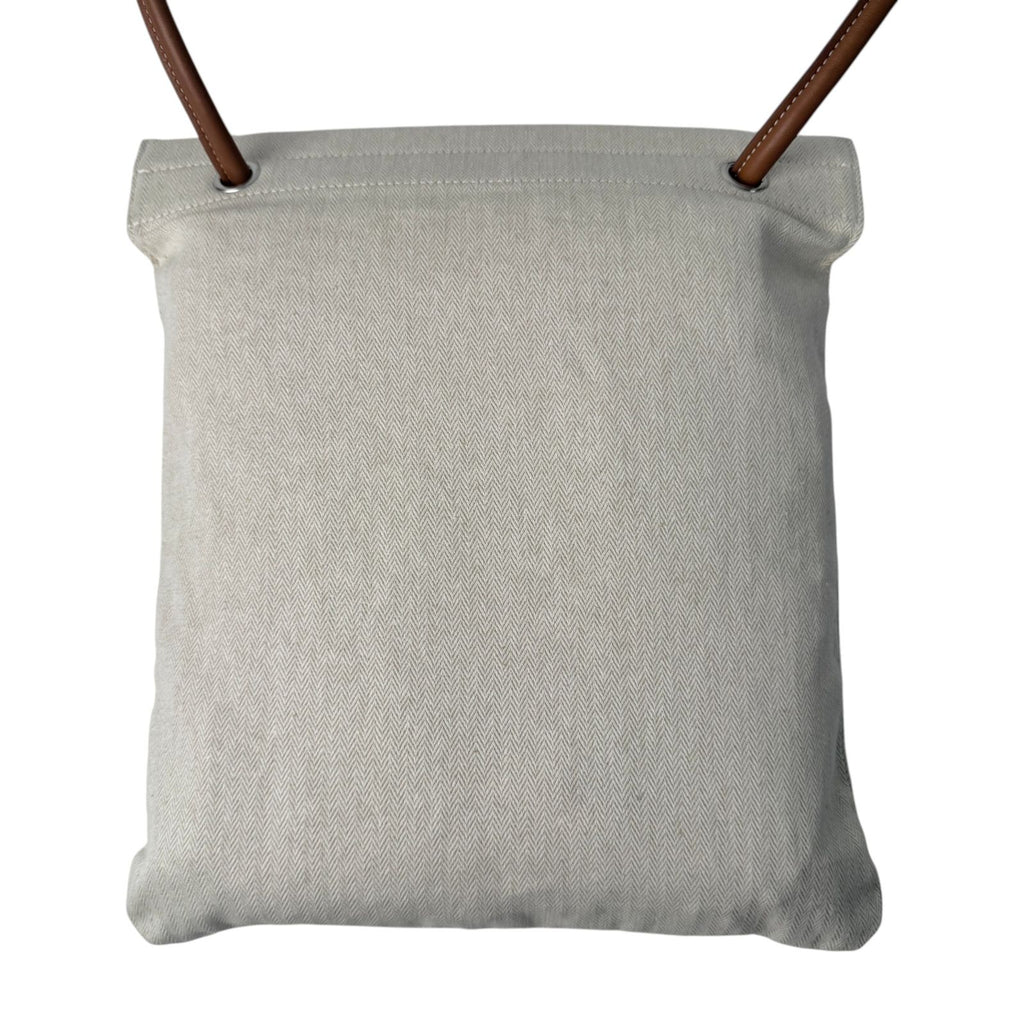 Hermes Sac Aline MM Shoulder Bag Silver — view 3
