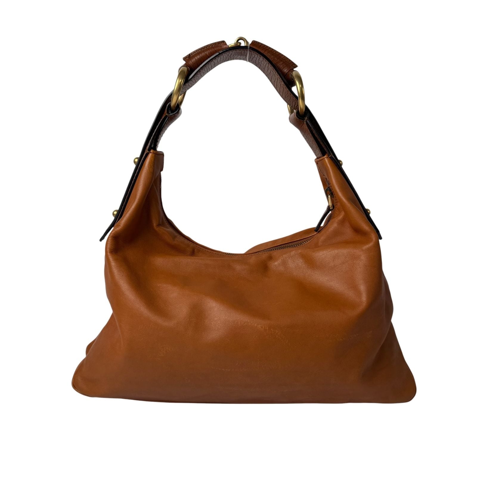 Gucci Horsebit Shoulder Bag Leather Camel — view 2