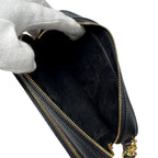 Dior Caro Double Pouch Black Shoulder Bag Leather CD — view 7