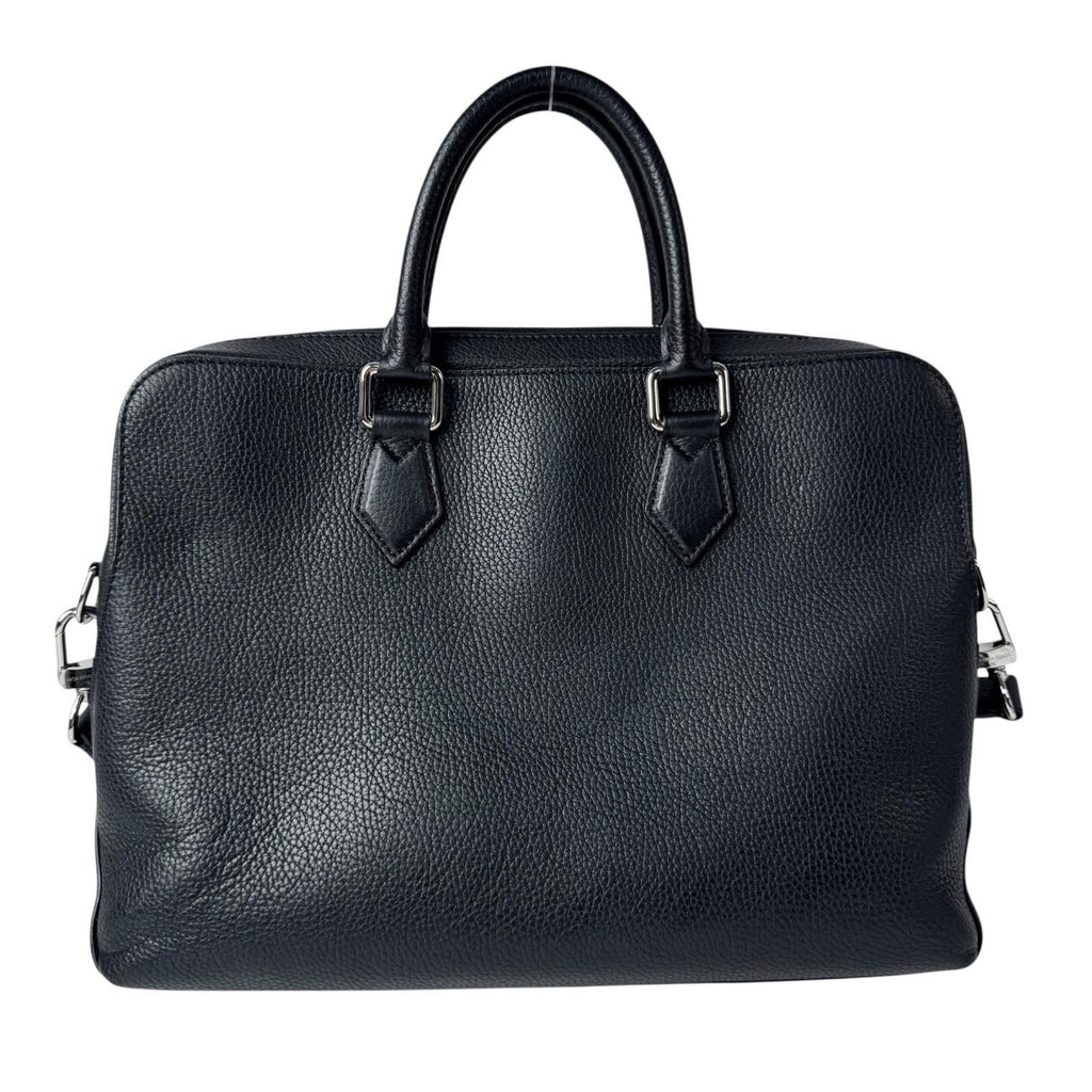 Louis Vuitton Alma Briefcase PM Taurillon Noir Business 2-Way Shoulder Bag — view 2