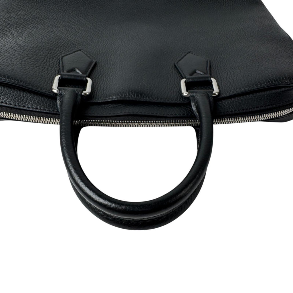 Louis Vuitton Alma Briefcase PM Taurillon Noir Business 2-Way Shoulder Bag — view 6