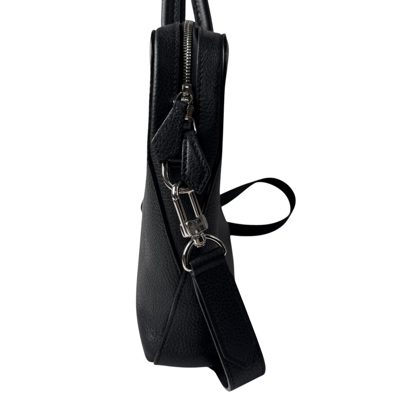 Louis Vuitton Alma Briefcase PM Taurillon Noir Business 2-Way Shoulder Bag — view 4