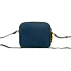 Loewe Vintage Velasquez Twist Leather Mini Shoulder Bag Pochette Green Blue — view 3