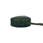 Loewe Vintage Velasquez Twist Leather Mini Shoulder Bag Pochette Green Blue — view 6