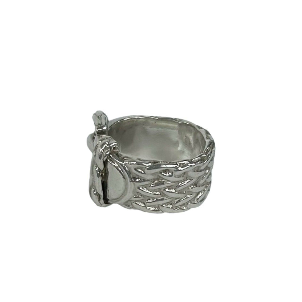 Hermes Vintage Diane Ring 925 Sterling Silver Accessory Sally — view 4