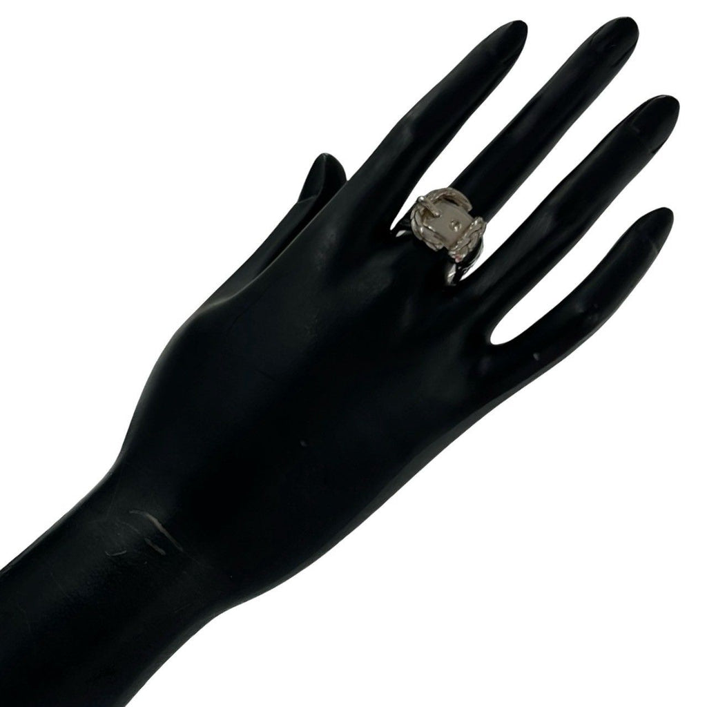 Hermes Vintage Diane Ring 925 Sterling Silver Accessory Sally — view 2