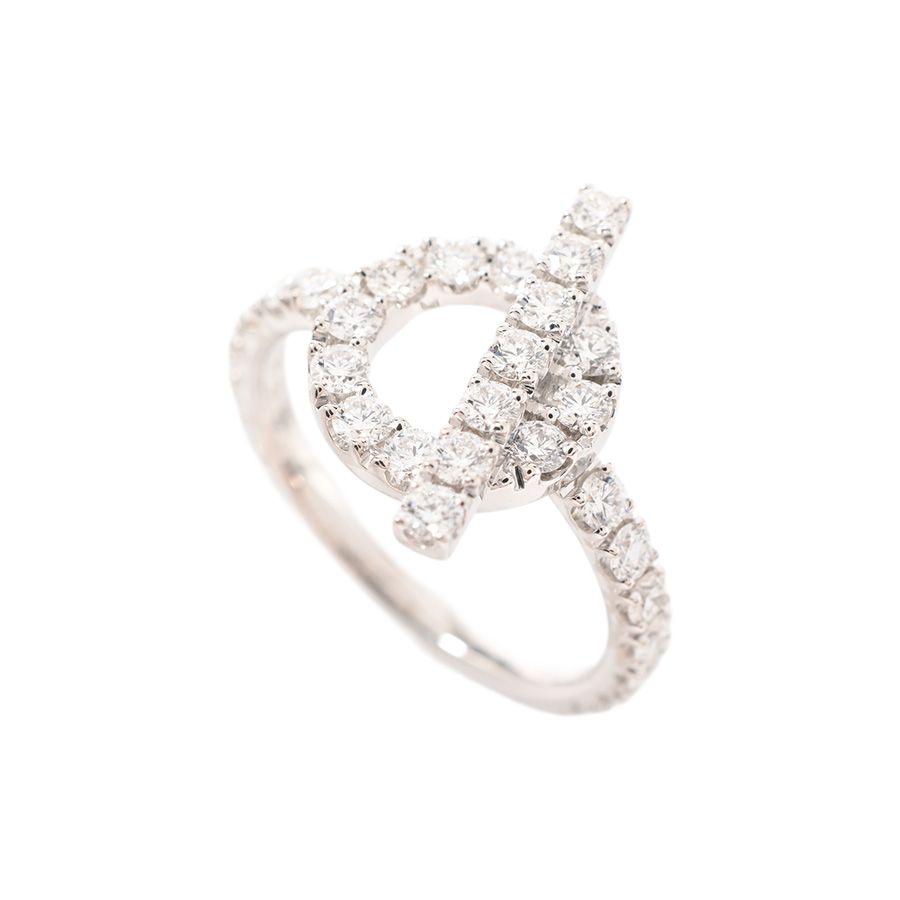 Hermes Ring Finesse White Gold