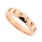 Celine Ring Logo Pink