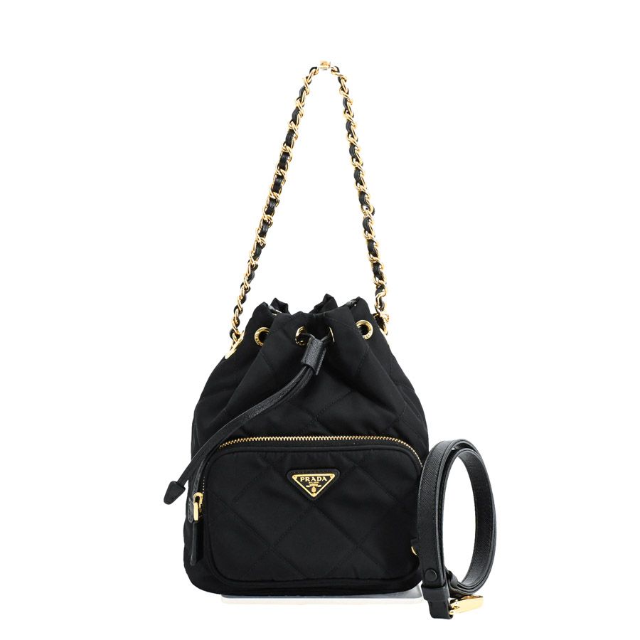 Prada Duet Re-Nylon Bucket Bag