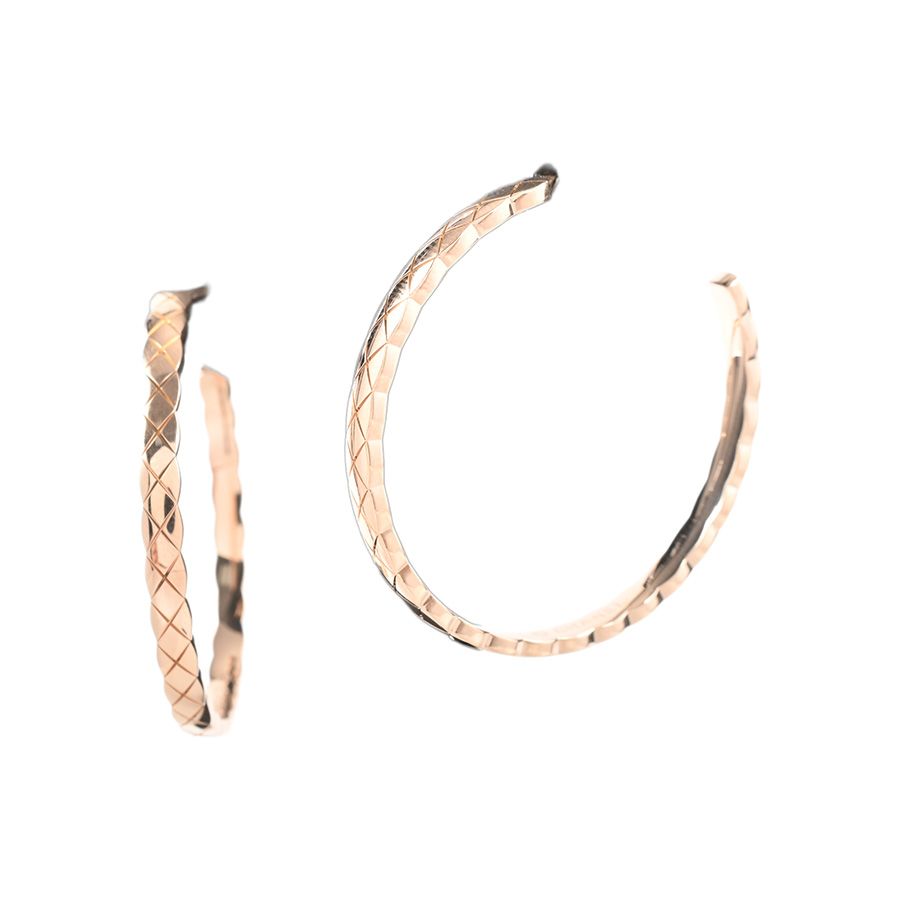 Chanel Earrings Coco Crush Hoop — view 2
