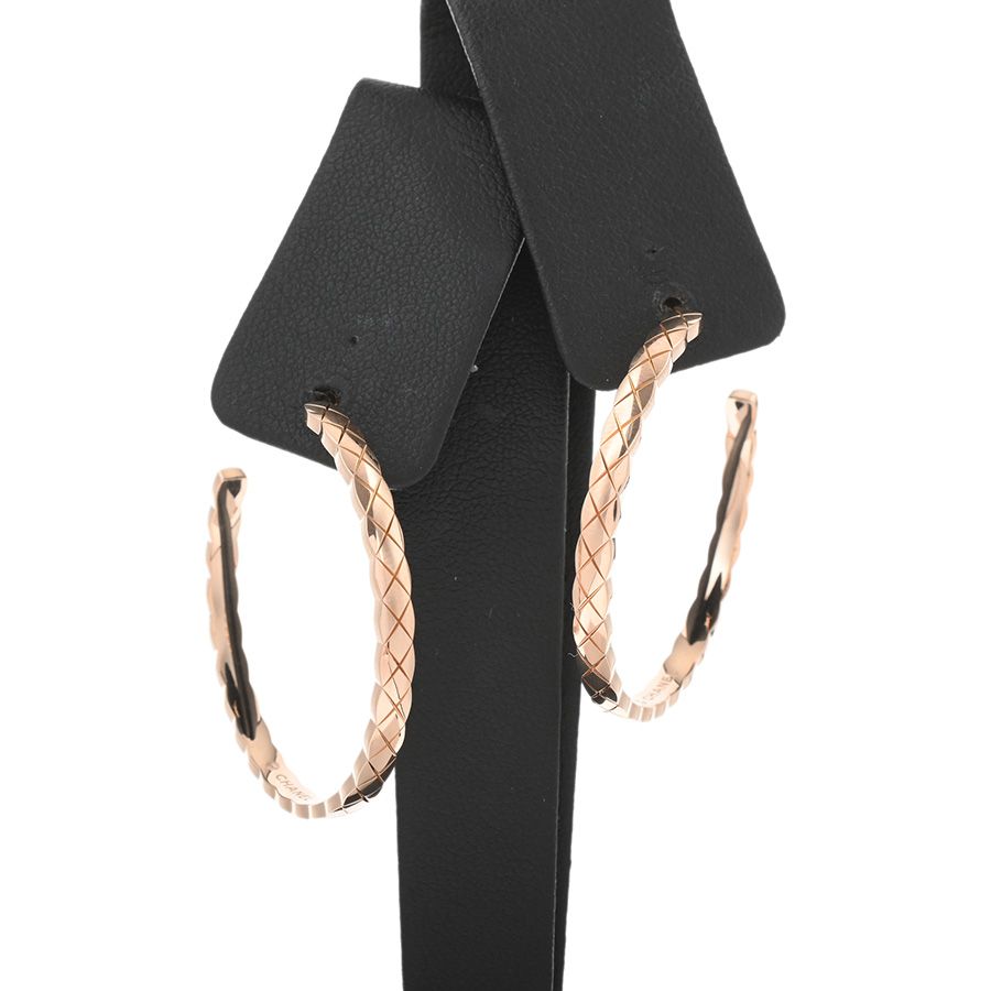 Chanel Earrings Coco Crush Hoop