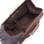 Celine Shoulder Bag Dark Brown Leather — view 3