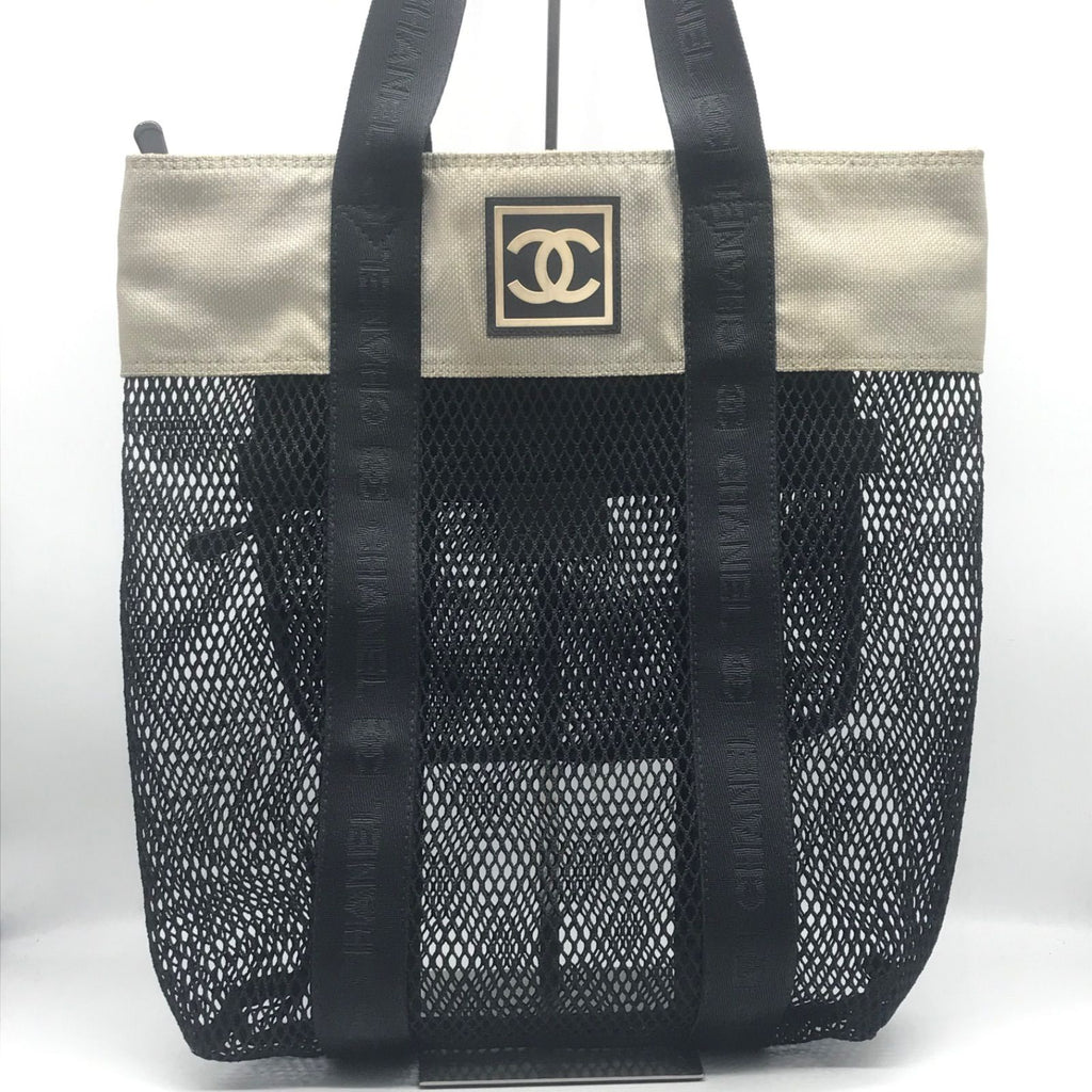 Chanel Sports Mesh Tote Shoulder Bag