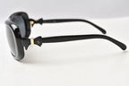 Chanel Sunglasses Eyewear CC Logo Ribbon Motif Black Acetate — view 3