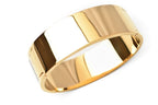 Fendi Bangle Bracelet FF Logo Black Gold Metal — view 5
